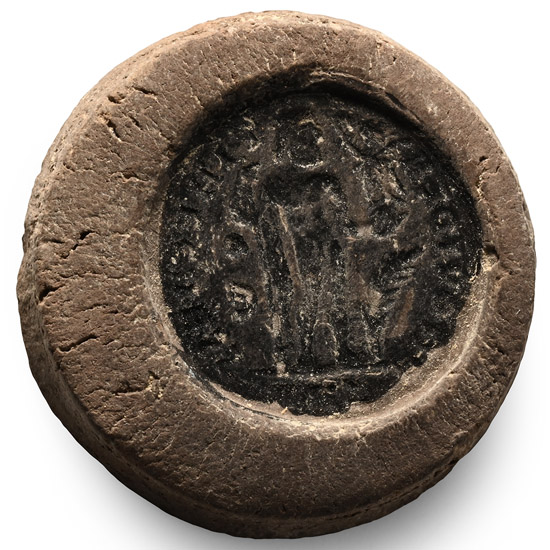 Roman Terracotta Coin Forgers Mould