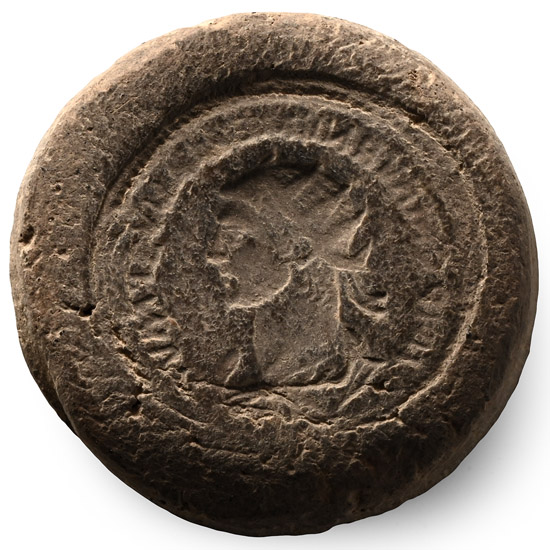 Roman Terracotta Coin Forgers Mould