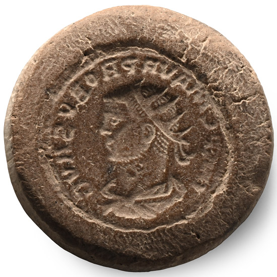 Roman Terracotta Coin Forgers Mould
