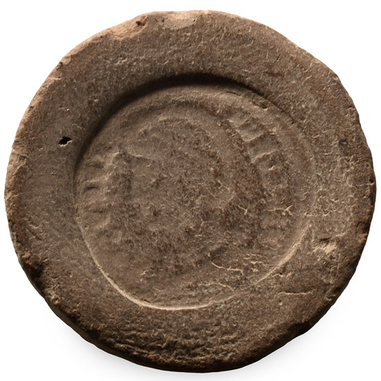 Roman Terracotta Coin Forgers Mould