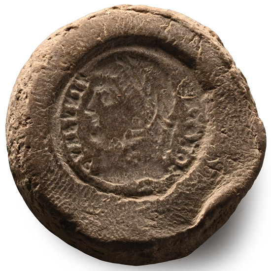 Roman Terracotta Coin Forgers Mould