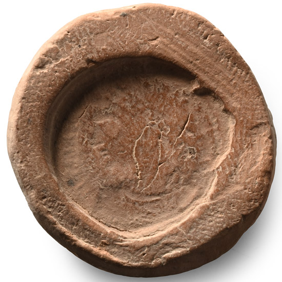 Roman Terracotta Forgers Mould for a Constantine Coin