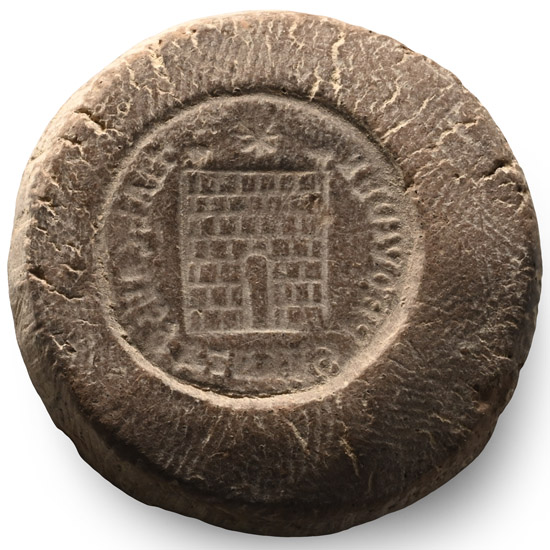 Roman Terracotta Forgers Coin Mould
