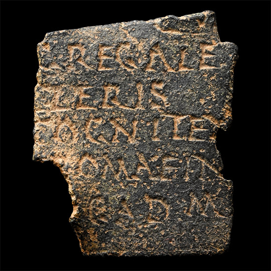 Roman Bronze Military Diploma Fragment