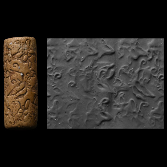 Western Asiatic Terracotta Cylinder Seal
