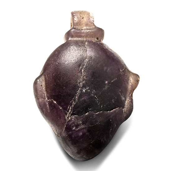 Egyptian Amythest Heart Amulet