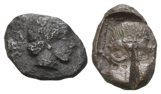 Philistia, Gaza AR Rb Sql (Drachm).