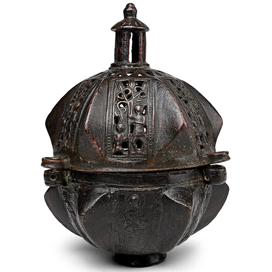 Medieval Bronze Incense Burner