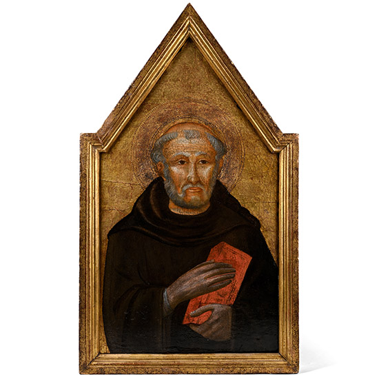 Medieval Painting of Saint Francis of Assisi