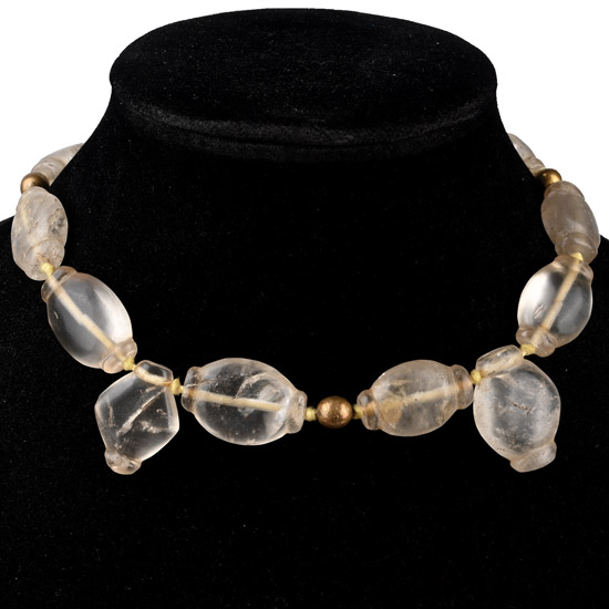 Fatimid Rock Crystal Bead Necklace