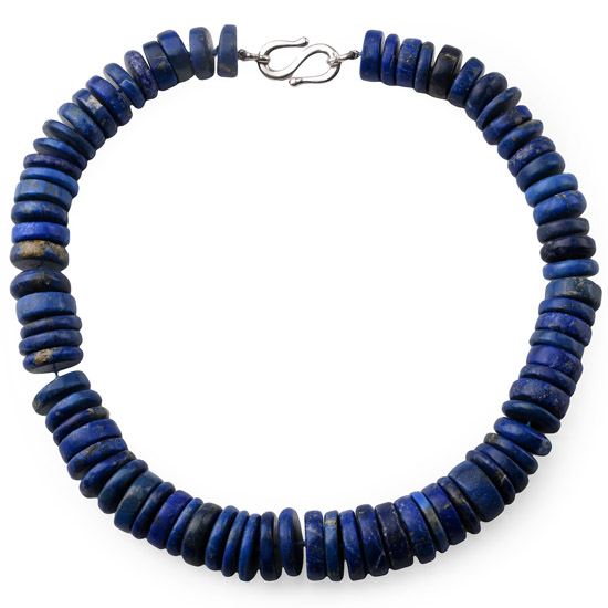Post Medieval Lapis Lazuli Bead Necklace