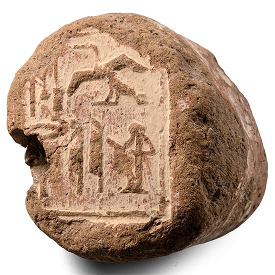Egyptian Terracotta Funerary Cone for Paroy