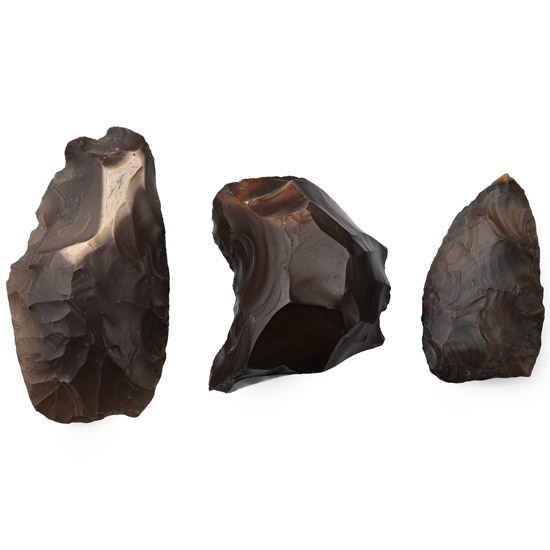 Egyptian Stone Age Knapped Tool Group from Thebes