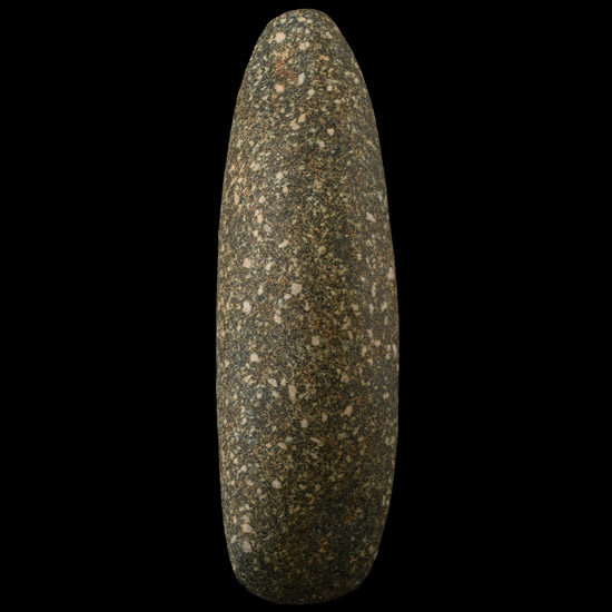 Large Stone Age Polished Speckled Greenstone Axehead