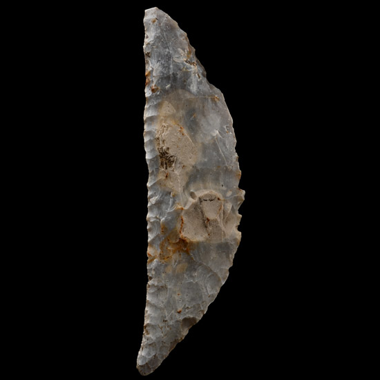 Danish Stone Age Knapped Flint Sickle