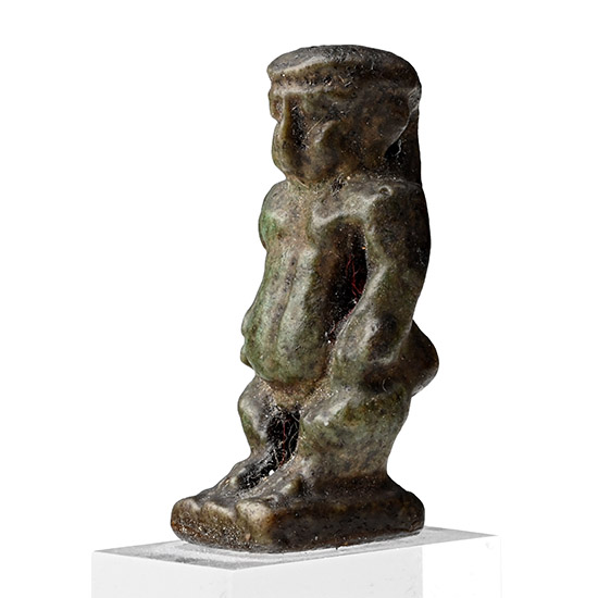Egyptian Faiance Amulet of Pataikos