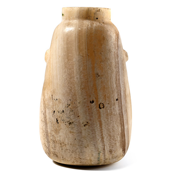 Large Egyptian Alabaster Alabastron