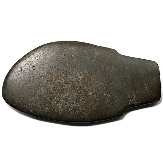 Large Egyptian Green-Gray Slate Fish Palette