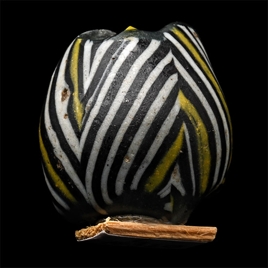 Egyptian Mosaic Glass Bead