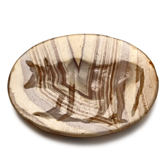 Roman Banded Agate Gemstone with Engraved Bull