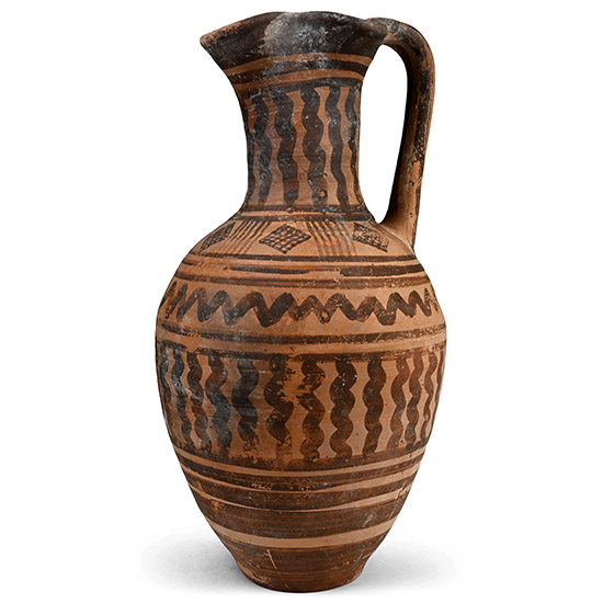 Boeotian Late Geometric Oinochoe