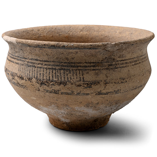 Western Asiatic Carinated Stone Bowl