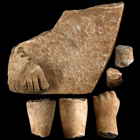 Roman Marble Fragment Collection