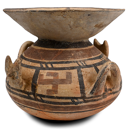 Large Daunian Olla with Flaring Mouth