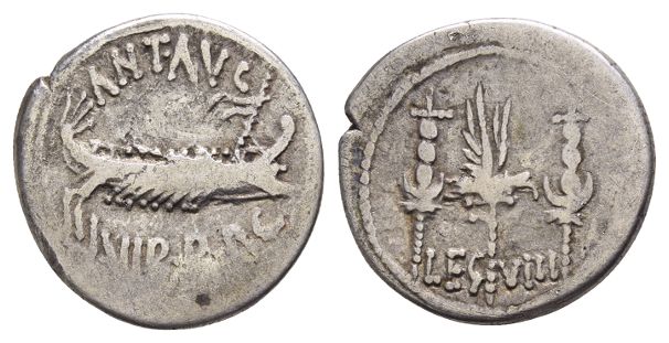 The Triumvirs, Mark Antony AR Denarius.
