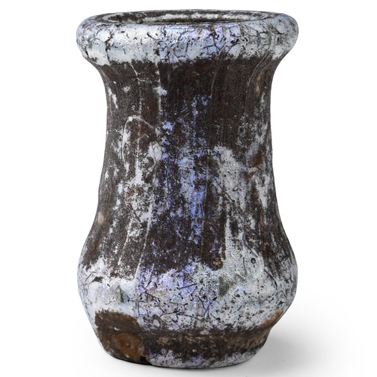 Roman Blue Iridescent Glass Vessel