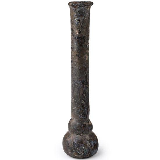 Roman Iridescent Glass Vial