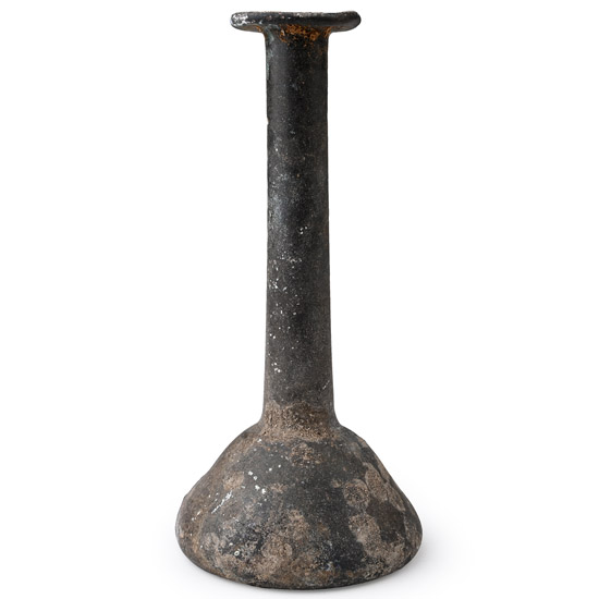 Roman Glass Flask with Tall Neck