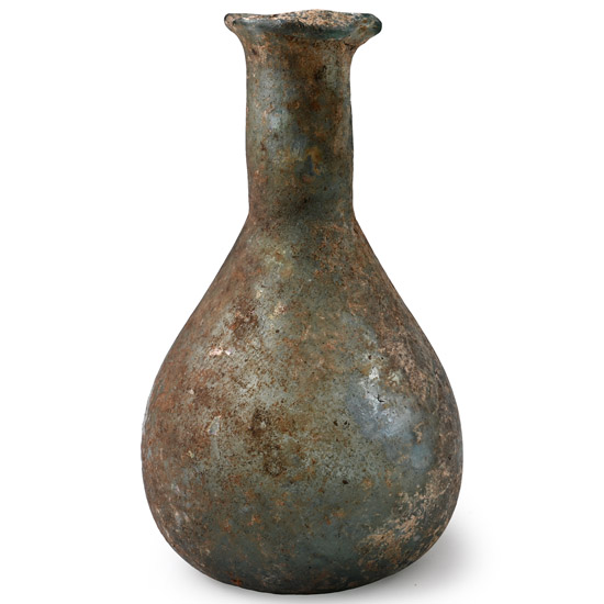 Roman Green Glass Vessel