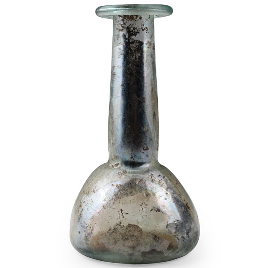 Large Roman Iridescent Glass Vessel