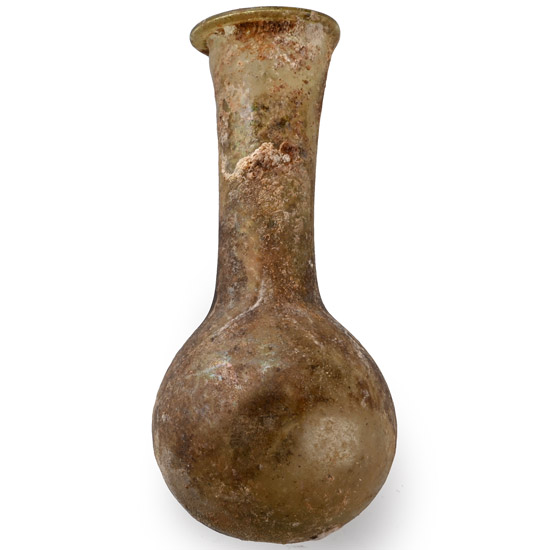 Roman Green Glass Vessel