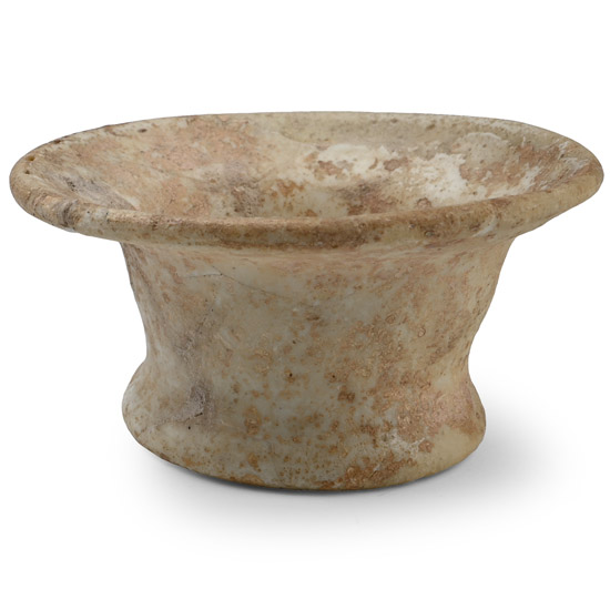 Roman Opaque White Glass Patera Bowl