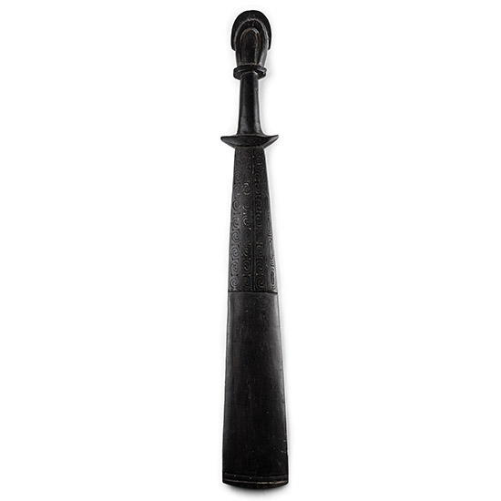 Oceanic Wooden Massim War Club