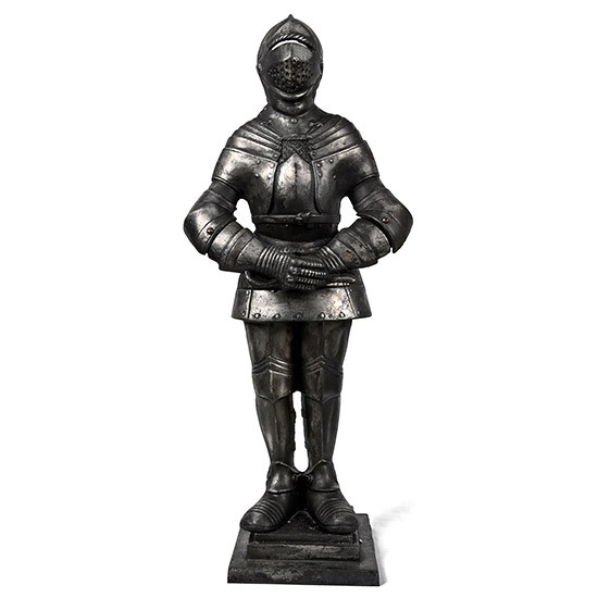 Armoured Knight Cast Iron Fireside Companion