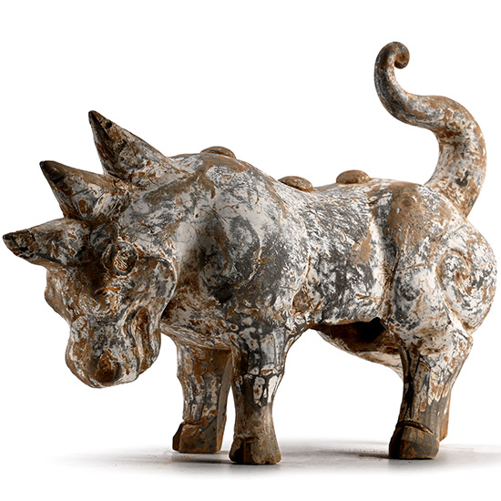 Chinese Western Jin Terracotta Mythical Beast
