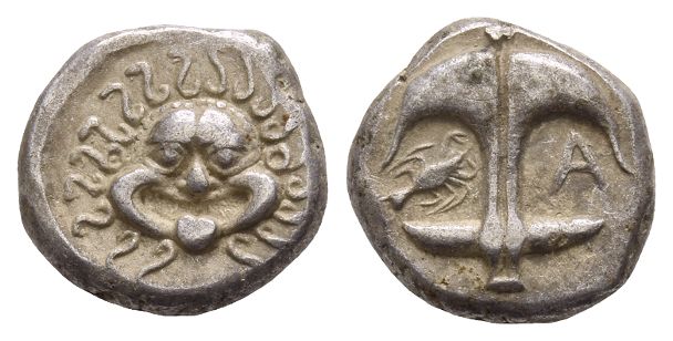 Thrace, Apollonia Pontika AR Drachm.