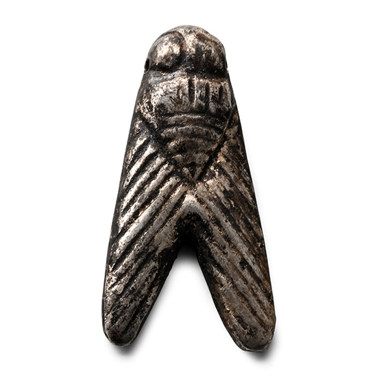 Egyptian Silver Fly Amulet