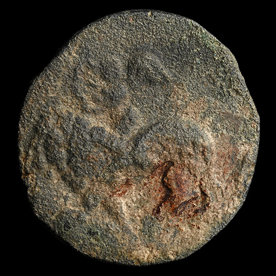 Byzantine Large Bronze Weight with Cupid Riding a Lion