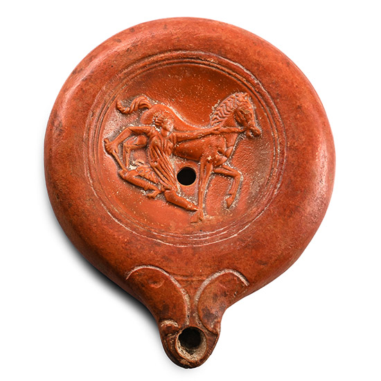 Grand Tour Terracotta Oil Lamp