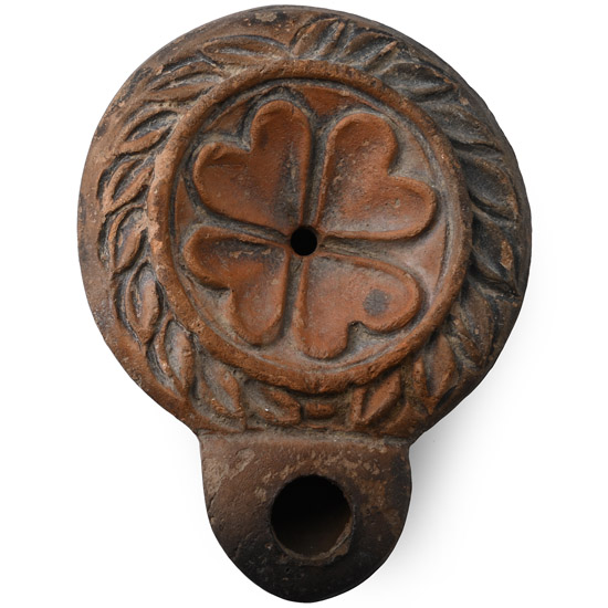 Grand Tour Terracotta Oil Lamp
