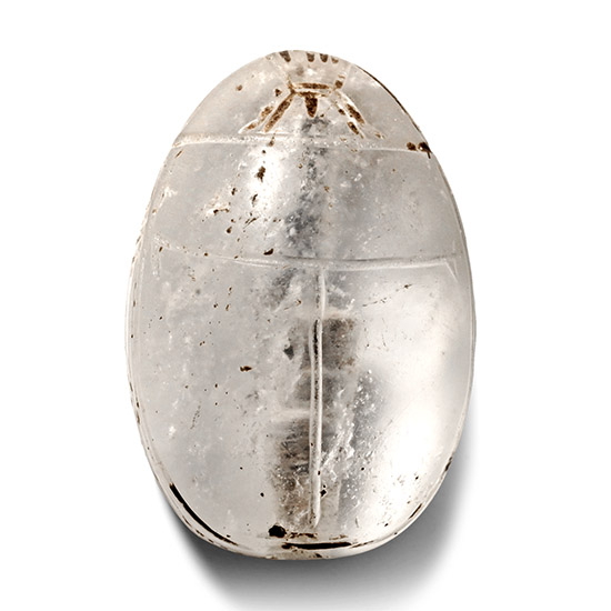 Egyptian Rock Crystal Scarab