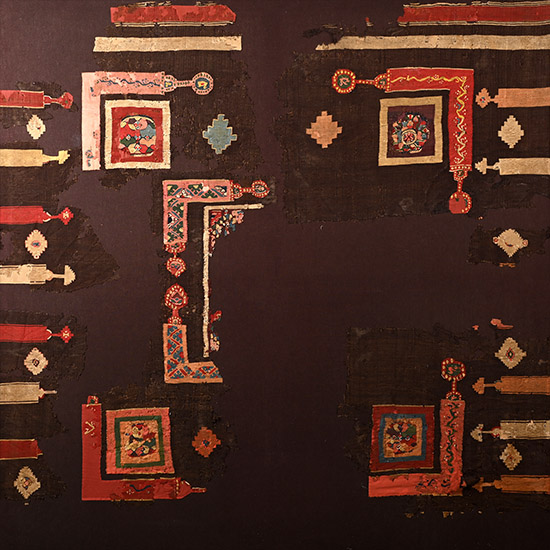 Very Large Egyptian Coptic Composition of Textile Tunic Fragments