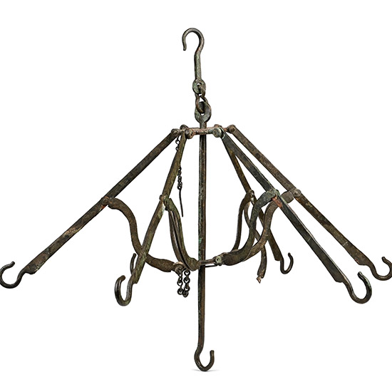 Roman Military Bronze Folding Campaign Chandelier