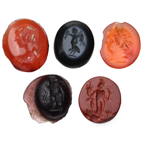 Romano-Egyptian Carved Gemstone Collection