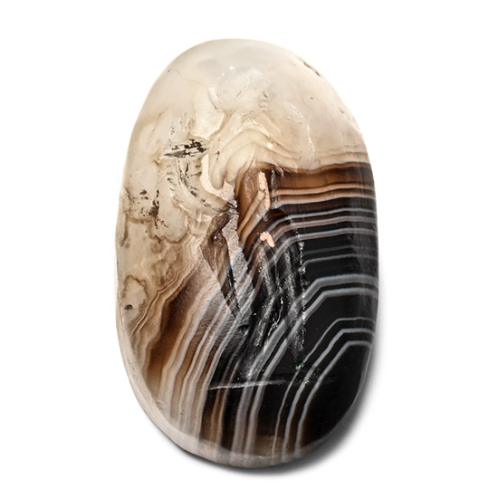 Roman Banded Agate Gemstone with Fortuna