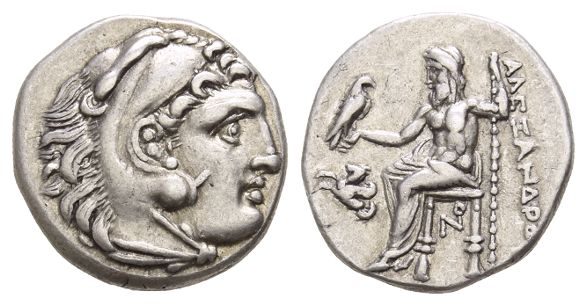 Kingdom of Macedon, Antigonos I Monophthalmos AR Drachm.